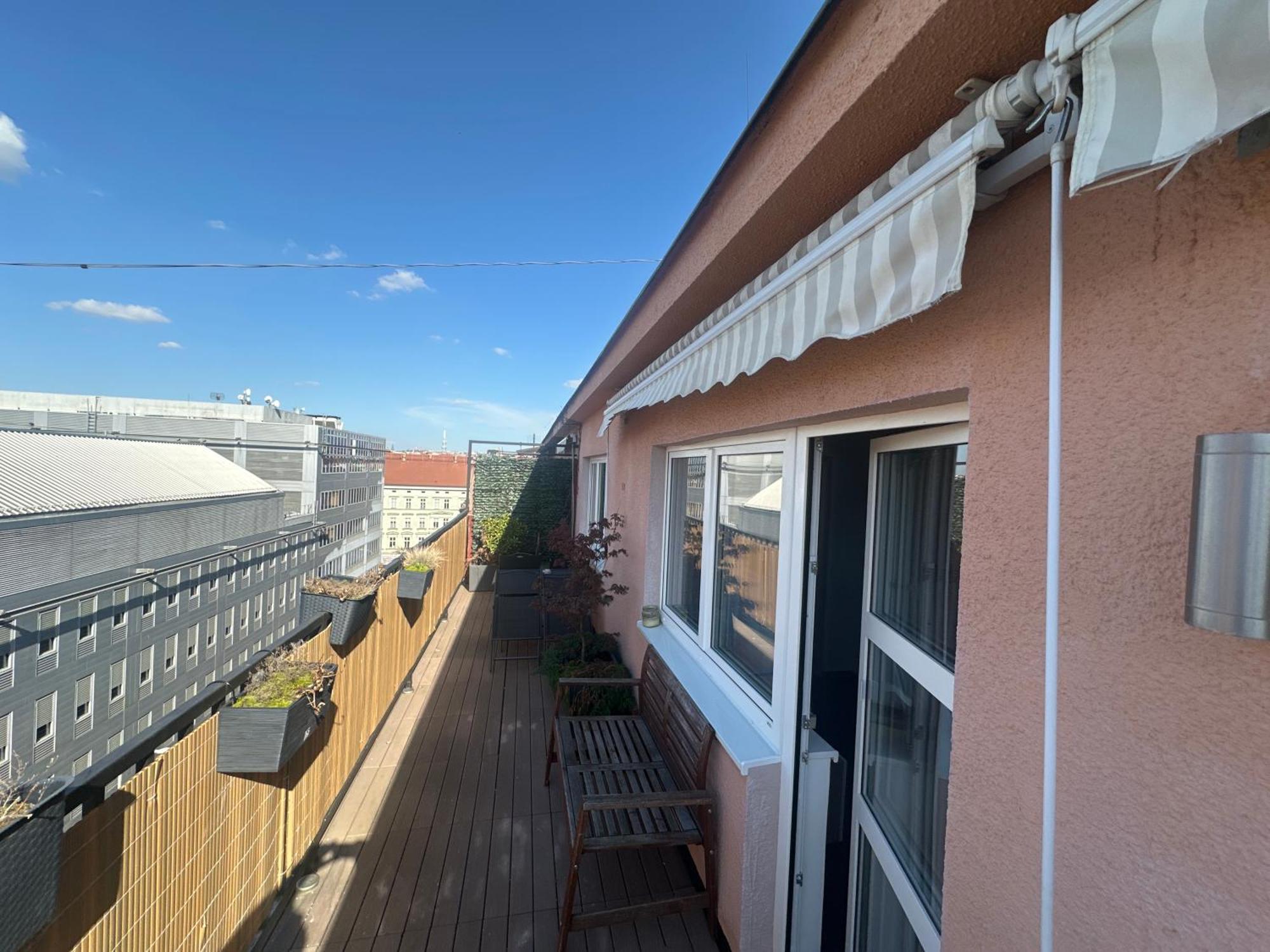 פראג Andel Apartment With Terrace מראה חיצוני תמונה